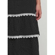 Чорна сукня IMAJINAL в горошок  82202